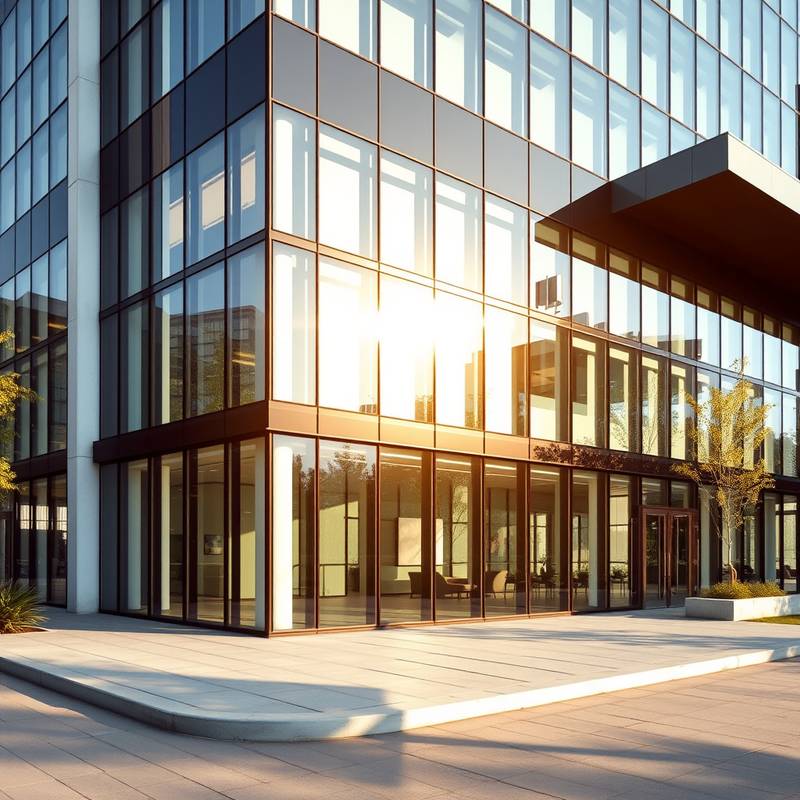 Bürogebäude des Gesangstudios